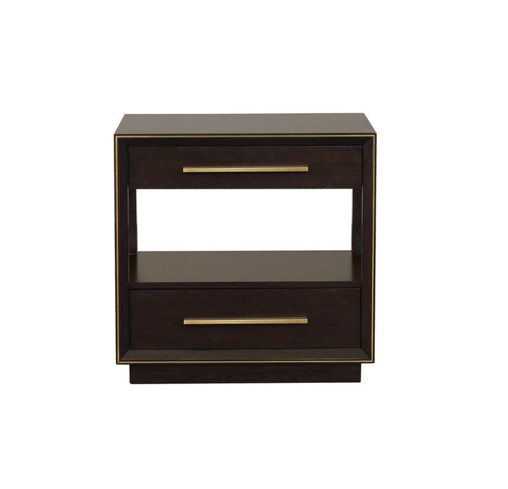 Durango 2-drawer Nightstand Smoked Peppercorn image