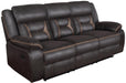 Greer Upholstered Tufted Back Motion Sofa image