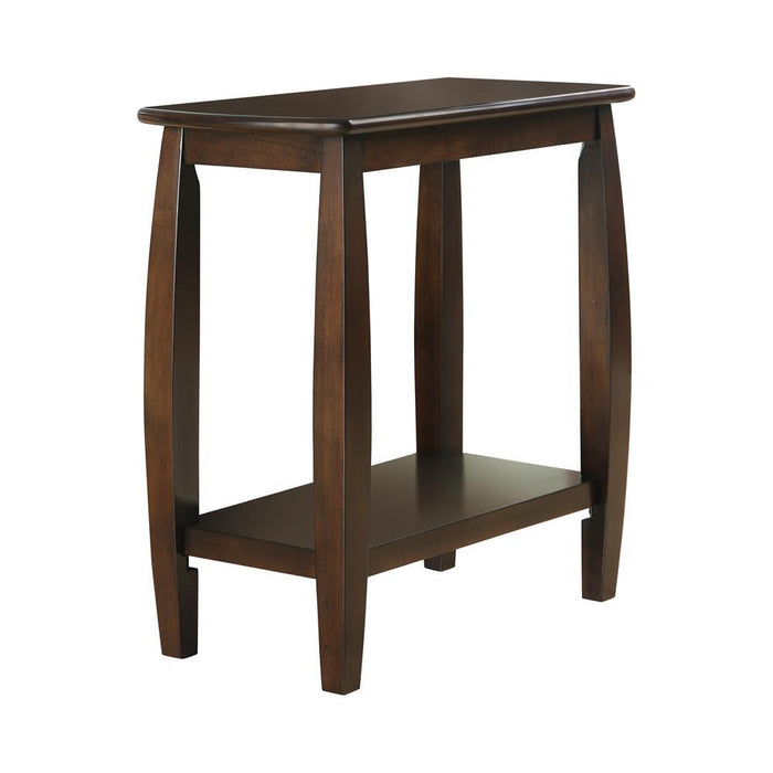 Raphael 1-shelf Chairside Table Cappuccino