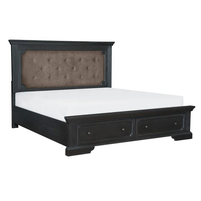 Bolingbrook (3)California King Platform Bed with Footboard Storage