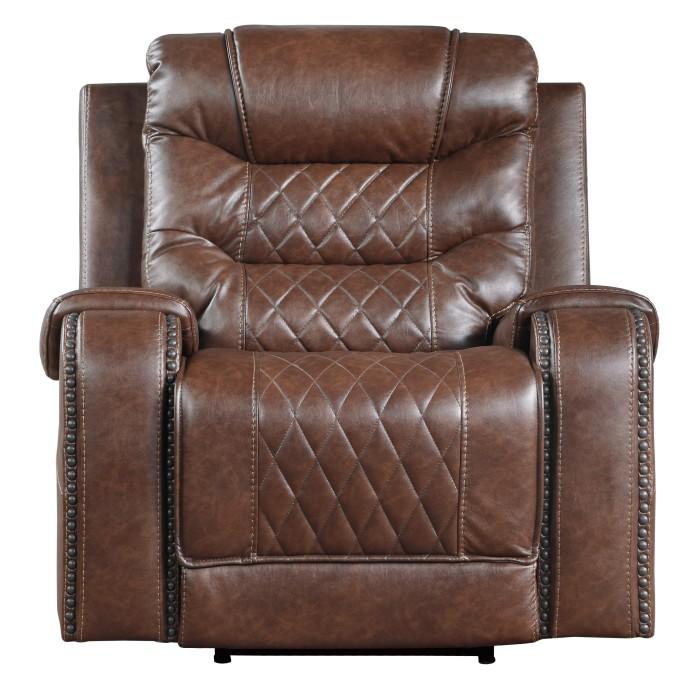 Putnam Power Reclining Chair in Brown 9405BR-1PW image