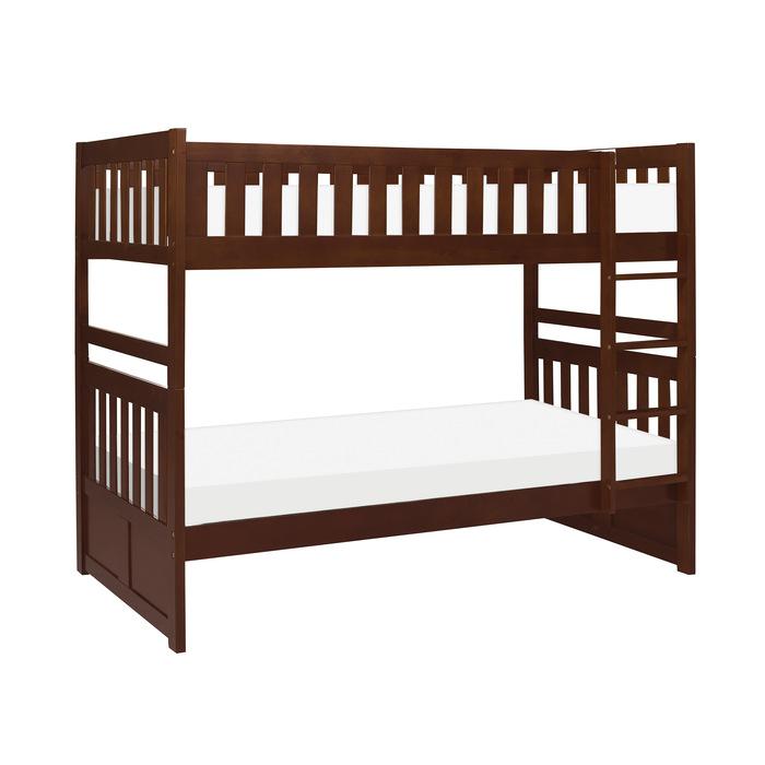 Rowe Twin/Twin Bunk Bed in Dark Cherry B2013DC-1 image