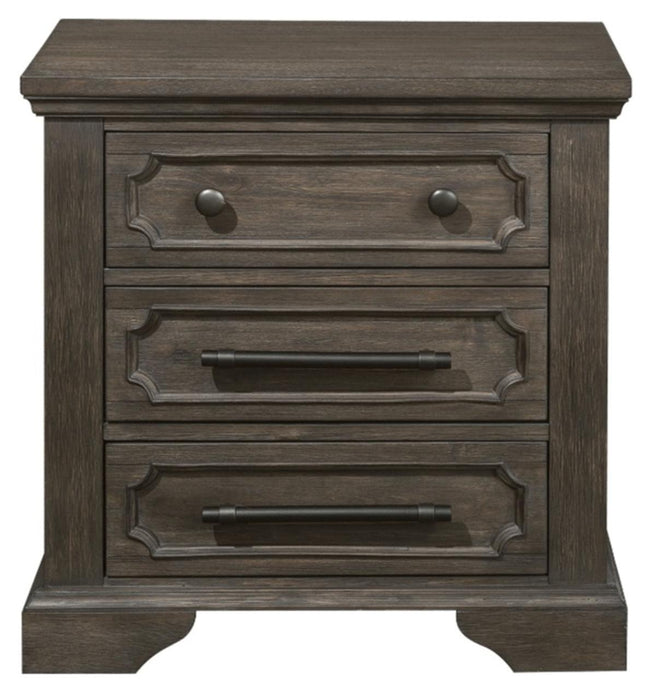 Taulon Nightstand in Dark Oak 5438-4