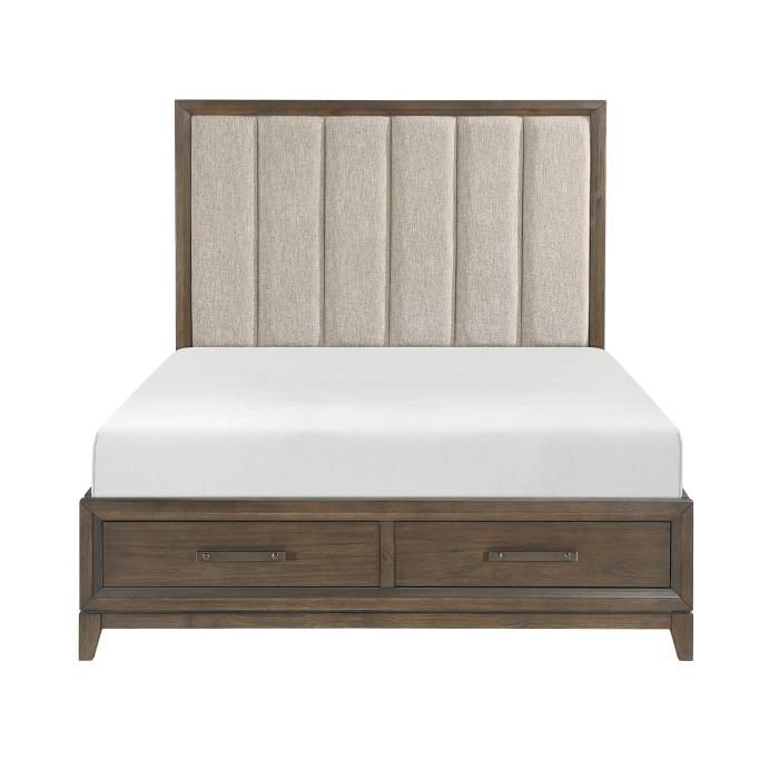 Cambridge (3) California King Platform Bed with Footboard Storage image